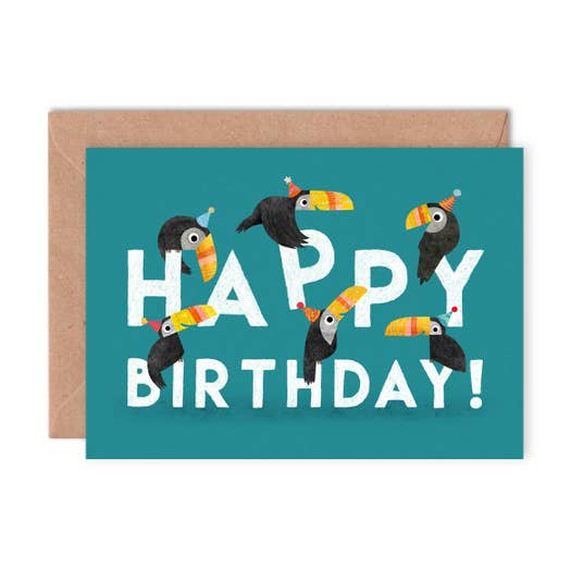 Toucans Birthday Card - Loved By Lotus